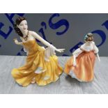 ROYAL DOULTON PRETTY LADIES THANK YOU AND FAIR LADY