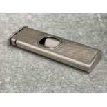 HALLMARKED SILVER CIGAR CUTTER 13G