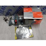 MITRE SAW 190 MM COMPOUND IN BOX WITH 2 PACK OF CIRCULAR SAW BLADES