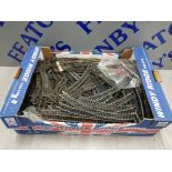 A BOX OF MISCELLANEOUS TRAIN TRACKS