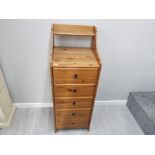 6 DRAW PINE BEDROOM CHEST OF DRAWS 49 X 136 X 48 CM