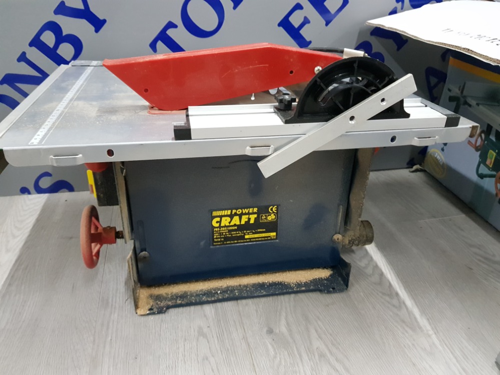 POWER CRAFT CIRCULAR TABLE SAW PBS 205/ 100 N IN BOX - Image 2 of 3