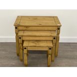 PINE NEST OF 3 TABLES