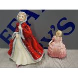 2 ROYAL DOULTON FIGURES INCLUDING ROSE AND RACHEL