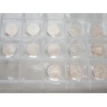 13 DIFFERENT 50P OLYMPIC 2012 COINS IN NICE LIGHTLY CIRCULATED CONDITION