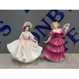 2 ROYAL DOULTON FIGURES INCLUDING SUNDAY BEST AND FIGURE OF THE YEAR 1994 JENNIFER