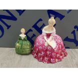 2 ROYAL DOULTON FIGURES INCLUDING BELLE AND VICTORIA