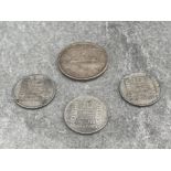 4 SILVER COINS