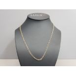 9CT YELLOW GOLD CHAIN 4.8G 50CMS