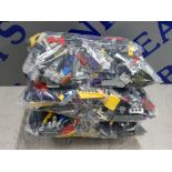 3 KG LARGE COLLECTIONS OF LEGO AND MEGA BLOCKS BUILDING CONSTRUCTION SETS