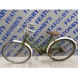 VINTAGE RALEIGH BIKE WITH MUD AND CHAIN GUARDS INCLUDES BROOKS LEATHER SEAT