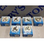 6 WINGS OF WAR MINIATURE AIRPLANES HALF SET IN ORIGINAL BOXES