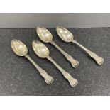 4 SILVER HALLMARKED TABLESPOONS 420.2G