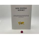 RUBY GEMSTONE IDT CERTIFIED 9.57CT