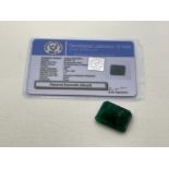 NATURAL CERTIFIED EMERALD GEMSTONE 45.80CT