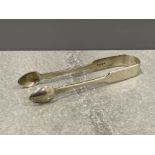 SILVER SUGAR TONGS HALLMARKED LONDON 1879 54G