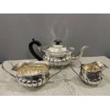 HALLMARKED SILVER TEA SERVICE 1902 BIRMINGHAM 507G