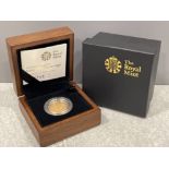 UK ROYAL MINT 2008 PROOF FULL GOLD SOVEREIGN COIN IN CASE WITH CERT