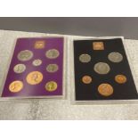 UK ROYAL MINT 1970 AND 1971 PROOF SETS COMPLETE IN CASES