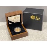 UK ROYAL MINT 2010 PROOF FULL GOLD SOVEREIGN IN CASE WITH BOX OF ISSUE AND CERT