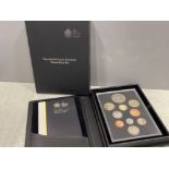 UK ROYAL MINT 2012 PROOF SET COMPLETE 10 COINS IN ORIGINAL CASE AND BOX WITH CERT