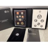 UK ROYAL MINT 2014 PROOF SET COLLECTORS EDITION COMPLETE 14 COINS IN ORIGINAL CASE AND BOX WITH
