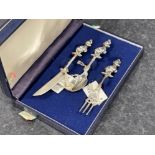 DISNEY DONALD DUCK SILVER INFANT CUTLERY