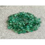 49.35CTS NATURAL EMERALDS MIXED ROUND CUTS