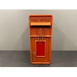 ORIGINAL RED ROYAL MAIL POSTBOX WITH KEYS