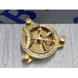 VINTAGE DECORATIVE BRASS COMPASS