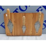 VINTAGE COAT HANGER MADE WITH TROWELS