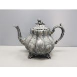 ANTIQUE WEBBIN BROTHERS SHEFFIELD SILVER PLATED TEAPOT