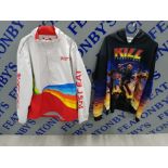 JUST EAT JACKET SIZE LARGE WITH A KILL DESTROYER HOODY 3 XL