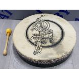 IRISH BODHRAN HAND DRUM WITH CASE