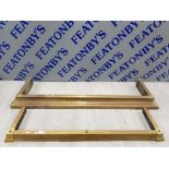 2 VINTAGE FENDER HEAVY BRASS FIRE GUARDS