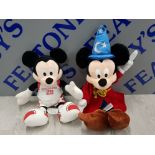 2 MICKY MOUSE DISNEY TEDDY'S INCLUDES WILDCATS 28 AND FANTASIA