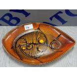 POOLE POTTERY AEGEAN TEAR SHAPED DISH