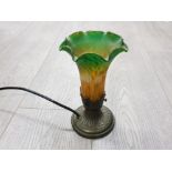 ART NOUVEAU GALLE STYLE FLORAL DESK LAMP