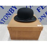 BOWLER HAT BY J. MOORES AND SONS LONDON, MADE EXPRESSLY FOR ISAAC WALTON CO LTD, IN VERY GOOD