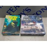 OPEN FIRE VICTORY 1987 AND DUEL OF THE GIANTS EASTERN FRONT BOARD GAMES