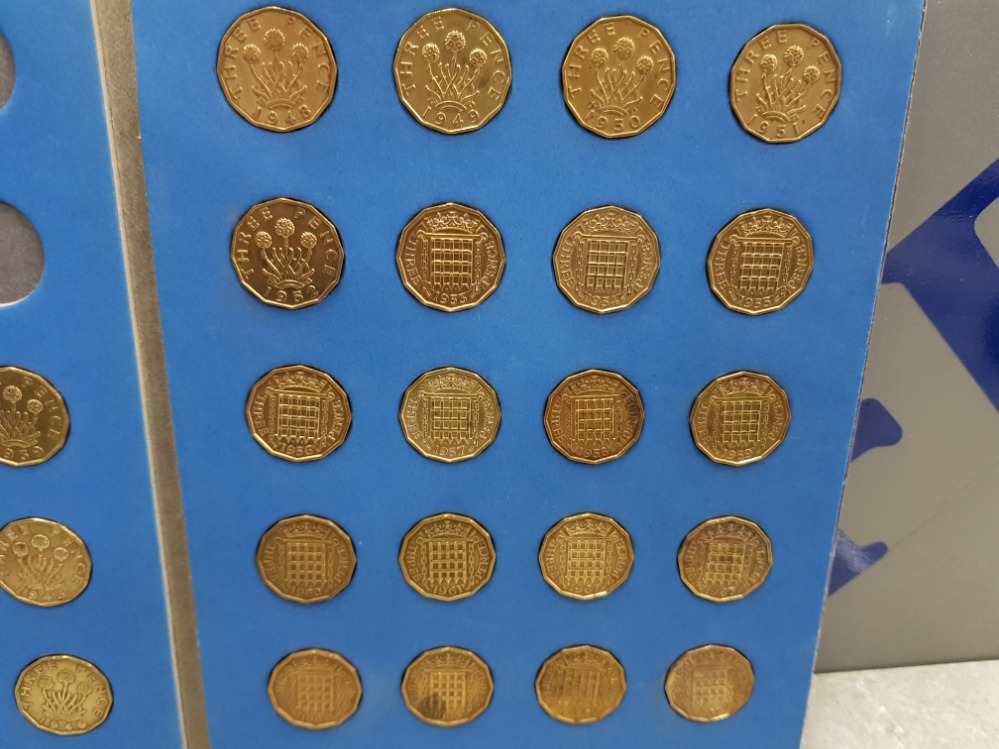 COLLECTION OF APPROXIMATELY 32 BRASS 3 PENCE COINS FROM 1937 TO 1967, ALSO TO INCLUDE EDWARD VIII - Image 3 of 4