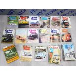 LARGE COLLECTION OF VINTAGE CAR MAGAZINES INCLUDES ON FOUR WHEELS AND AUTO CAR, ALSO INCLUDES FORD