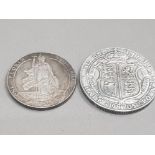 1905 HALF CROWN AND FLORIN BOTH FACSIMILE COINAGE