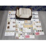 APPROXIMATELY 500 PLUS GB FIRST DAY COVER INCLUDES SPORTS, RAILWAY AND COMMEMORATIVE ETC