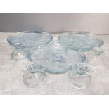 SOWERBY BLUE PART DRESSING TABLE SETS