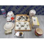 MIXED ITEMS INCLUDING WEIDMANN DEMITASSE SET, IKEA SATTRA DESIGN IN BOX AND VARIOUS PORCELAIN ITEMS