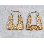 9CT GOLD EARINGS 1.1 GRAMS