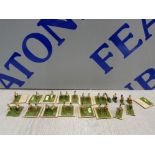 FRENCH CAVALRY 1ST HUSSARS 25MM LEAD FIGURES