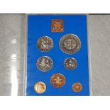 1972 ROYAL MINT COIN SET OF GREAT BRITAIN AND NORTHERN IRELAND WITH ORIGINAL CASE, UNCIRCULATED