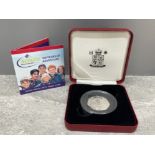 ROYAL MINT 2007 50P SILVER PROOF BE PREPARED SCOUTS COIN WITH ORIGINAL BOX AND COA